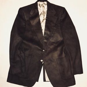 Men’s Vintage Lanvin suede blazer brown